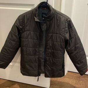 Gap puffer jacket black youth large